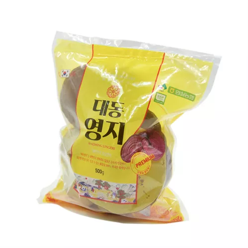 Nấm Linh Chi nguyên tai túi 500gram Nấm Linh Chi Hàn Quốc Daedong Lingzhi Premium túi 500g