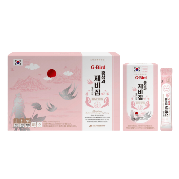 Hồng sâm yến sào G-BIRD (20g x 30 stick dạng thạch) – Daedong 12 13